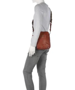 Umhängetasche Rindsleder cognac