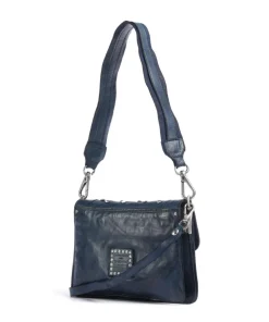 Umhängetasche Rindsleder dunkelblau