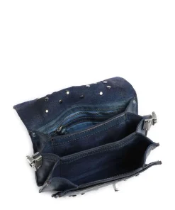 Umhängetasche Rindsleder dunkelblau