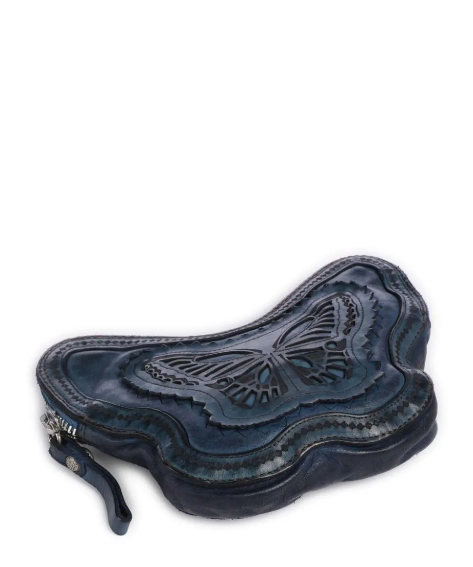 Umhängetasche Rindsleder dunkelblau