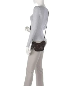 Umhängetasche Rindsleder dunkelbraun