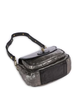 Umhängetasche Rindsleder grau