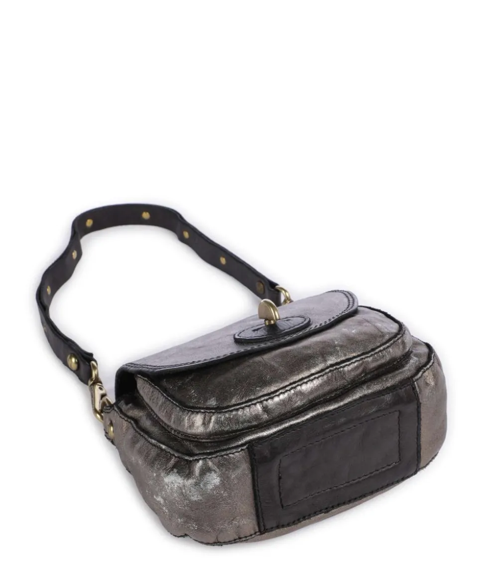Umhängetasche Rindsleder grau