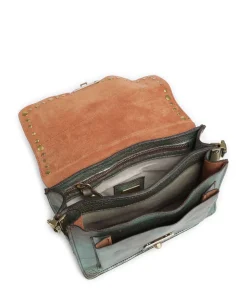 Umhängetasche Rindsleder grün