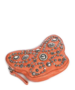 Umhängetasche Rindsleder orange