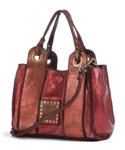 Umhängetasche Rindsleder rot