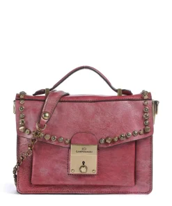 Umhängetasche Rindsleder rot