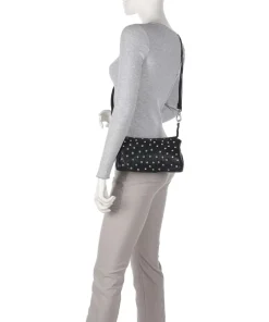 Umhängetasche Rindsleder schwarz