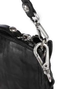 Umhängetasche Rindsleder schwarz