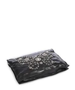 Umhängetasche Rindsleder schwarz