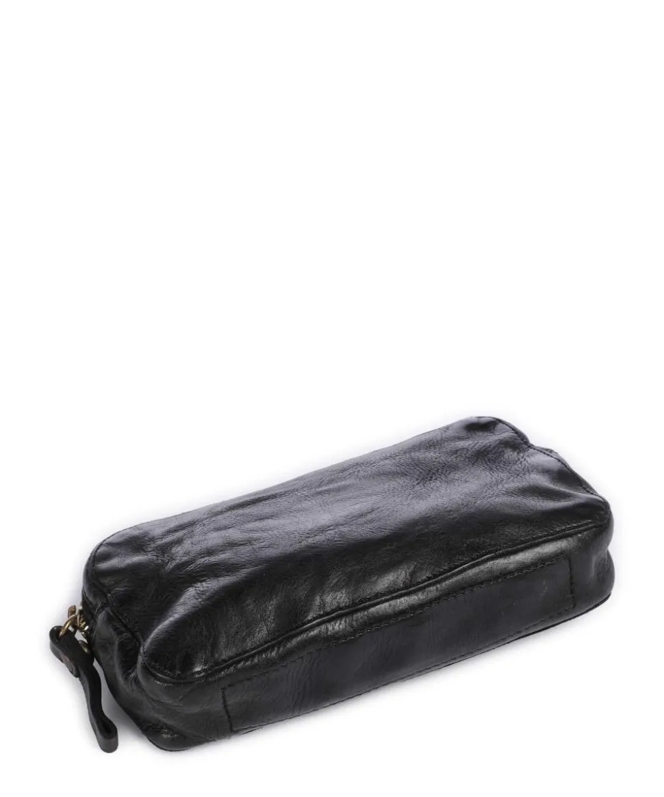 Umhängetasche Rindsleder schwarz