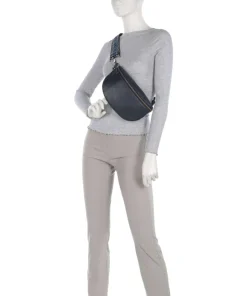 Umhängetasche weiches Rindsleder navy