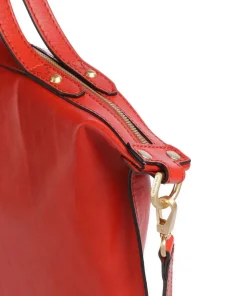 Unica Handtasche fein genarbtes Rindsleder rot