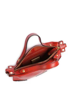 Unica Umhängetasche fein genarbtes Rindsleder hellrot