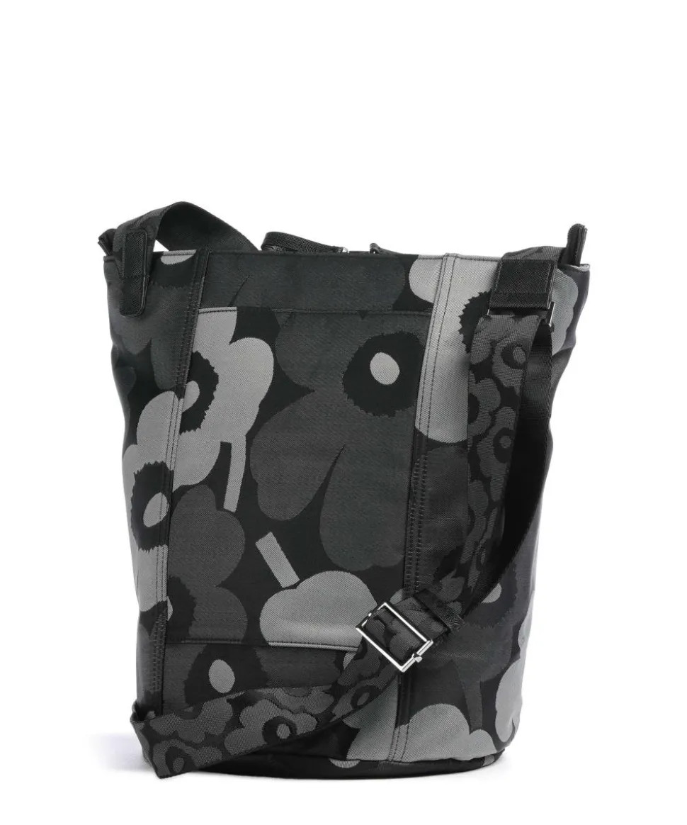Unikko All Day Bucket bag Polyester schwarz/grau