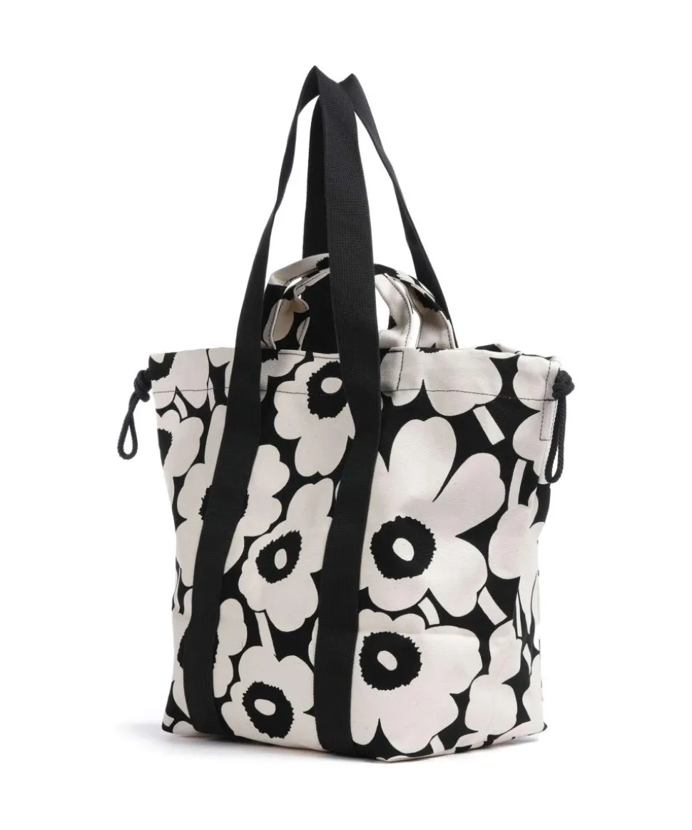 Unikko Mono City Shopper Canvas natur/schwarz