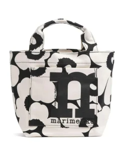 Unikko Mono Mini Handtasche Canvas natur/schwarz