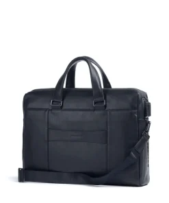 Urban Aktentasche 15″ genarbtes Rindsleder navy