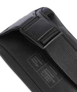 Urban Eco Le Gürteltasche recyceltes Leder schwarz