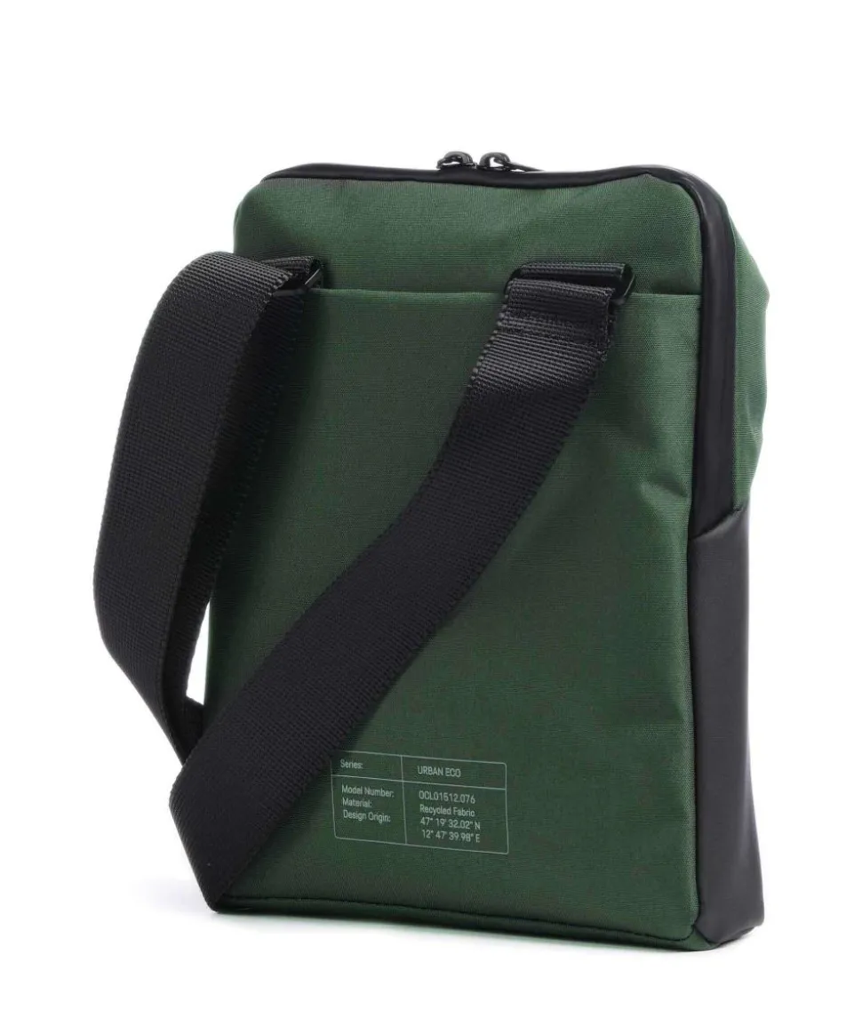 Urban Eco S Umhängetasche recyceltes Polyester, Polyurethane grün/schwarz