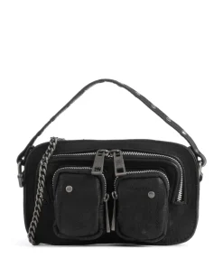 Urban Helena Umhängetasche fein genarbtes Leder schwarz