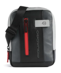 Urban Umhängetasche fein genarbtes Rindsleder dunkelgrau