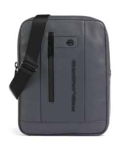 Urban Umhängetasche fein genarbtes Rindsleder grau