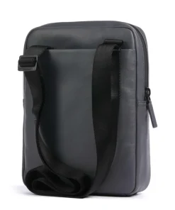 Urban Umhängetasche fein genarbtes Rindsleder grau