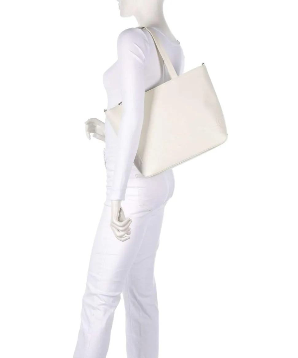 Valda Shopper Lederimitat elfenbein