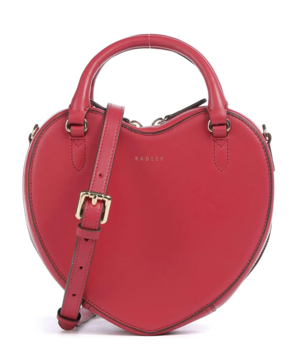 Valentines Umhängetasche fein genarbtes Rindsleder rot