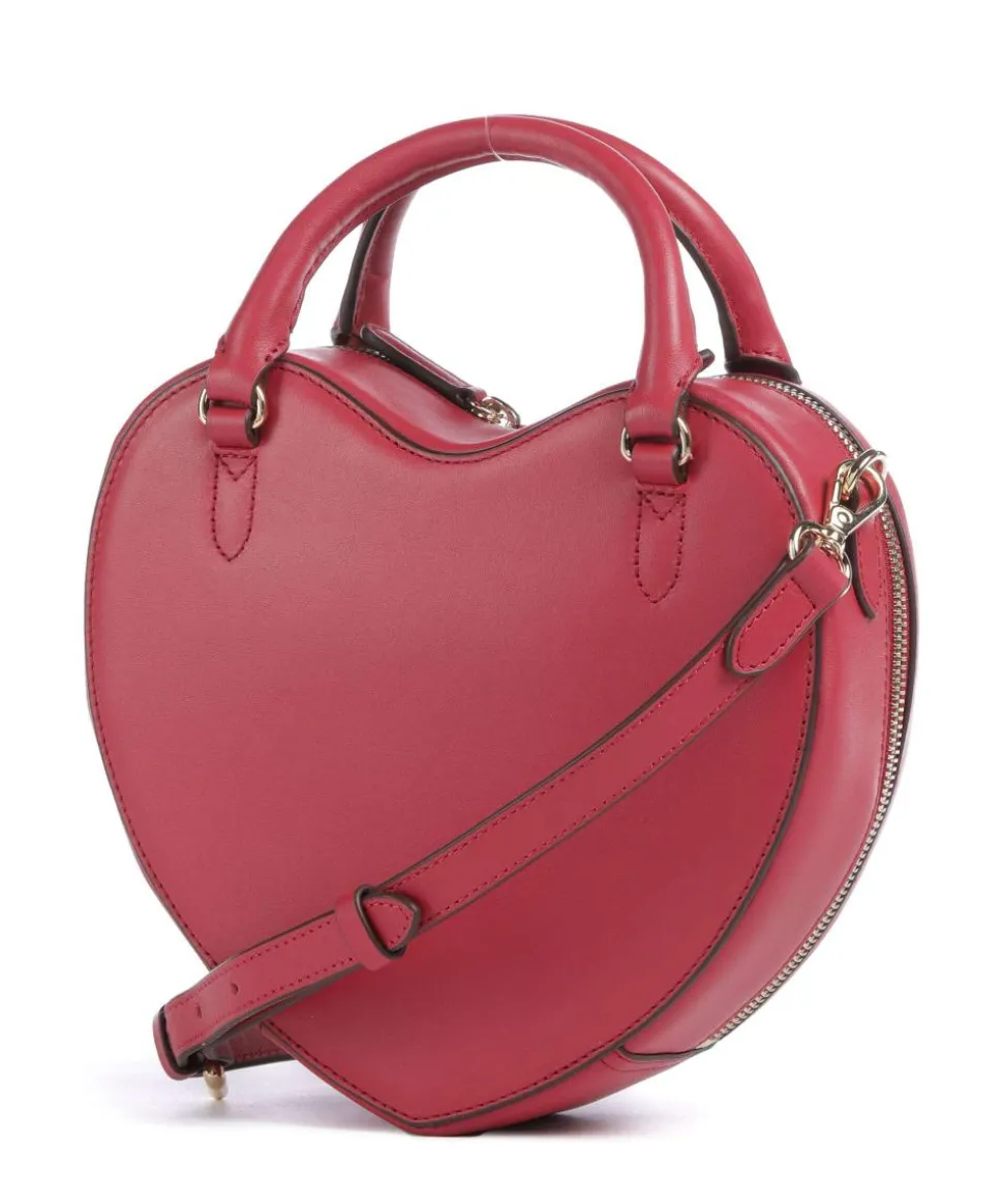 Valentines Umhängetasche fein genarbtes Rindsleder rot