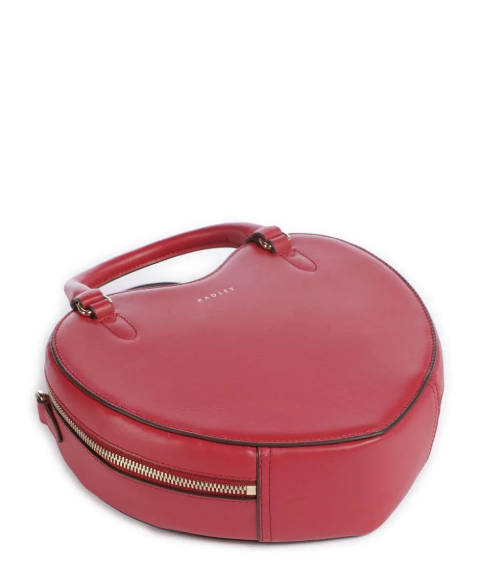 Valentines Umhängetasche fein genarbtes Rindsleder rot