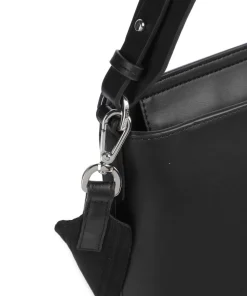 Vanja Beuteltasche Lederimitat schwarz