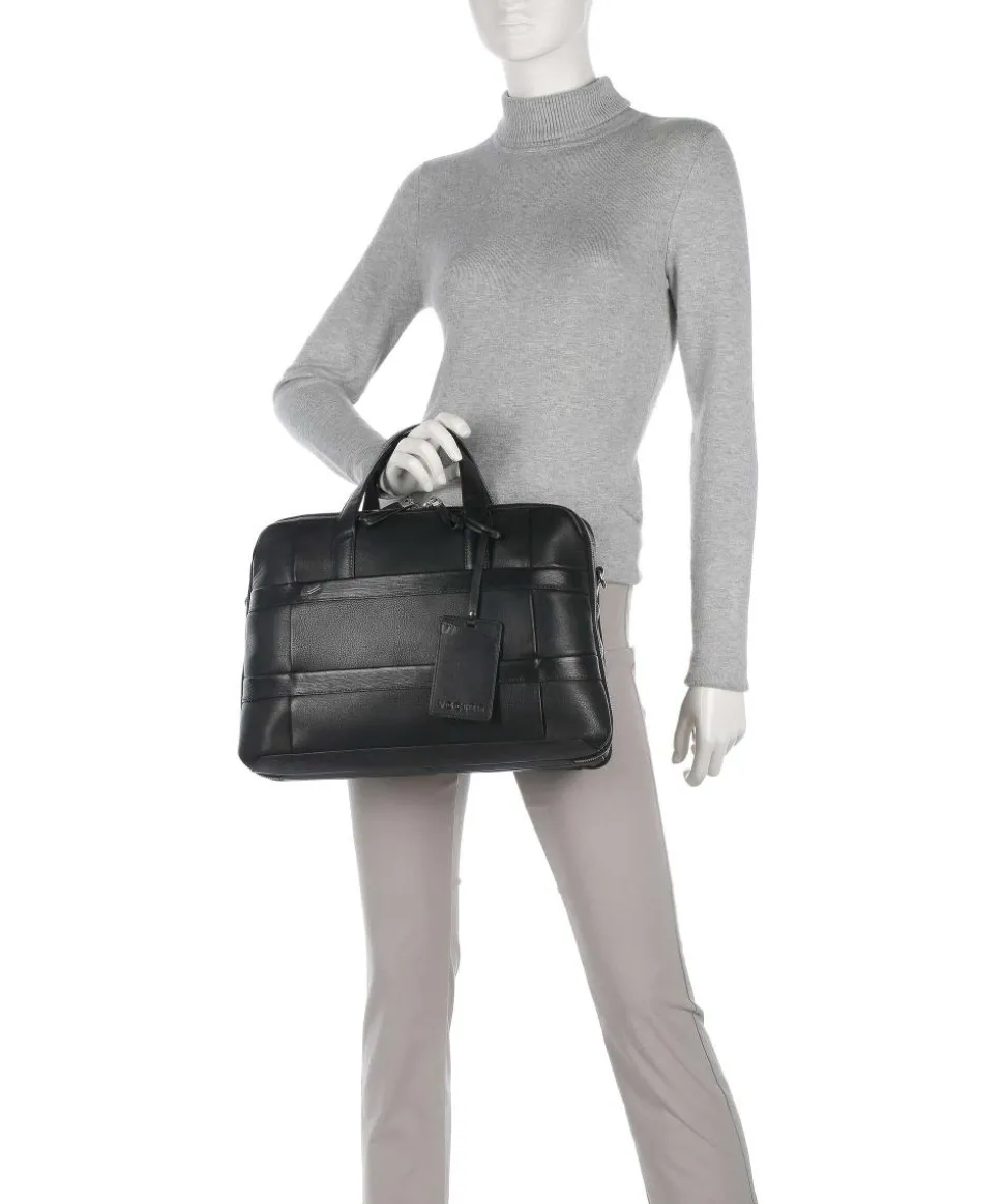 Vantage Medium Aktentasche 15″ Nappaleder schwarz