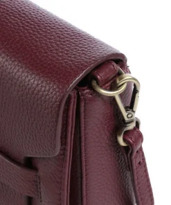 Vanya Umhängetasche genarbtes Rindsleder bordeaux