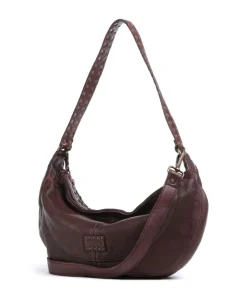 Venusweg 8 Beuteltasche genarbtes Leder dunkelbraun