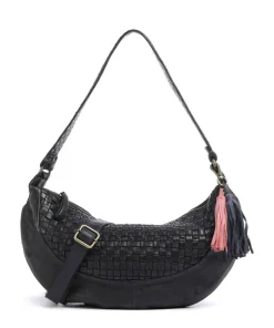 Venusweg 8 Beuteltasche genarbtes Leder navy