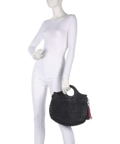 Venusweg 1 Handtasche genarbtes Rindsleder navy