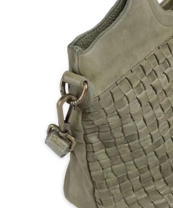 Venusweg 1 Handtasche genarbtes Rindsleder grün