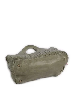 Venusweg 1 Handtasche genarbtes Rindsleder grün