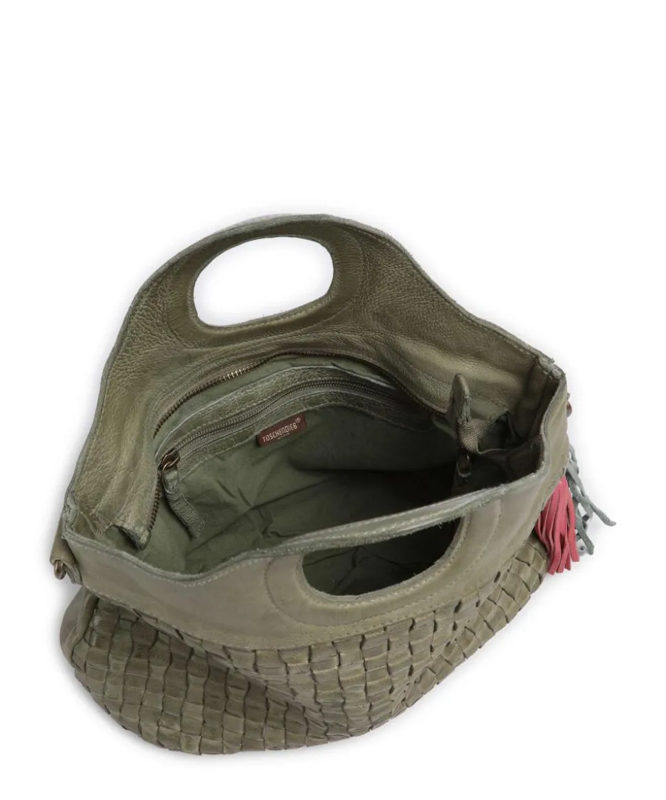 Venusweg 1 Handtasche genarbtes Rindsleder grün