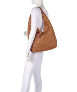 Venusweg 2 Schultertasche genarbtes Rindsleder braun