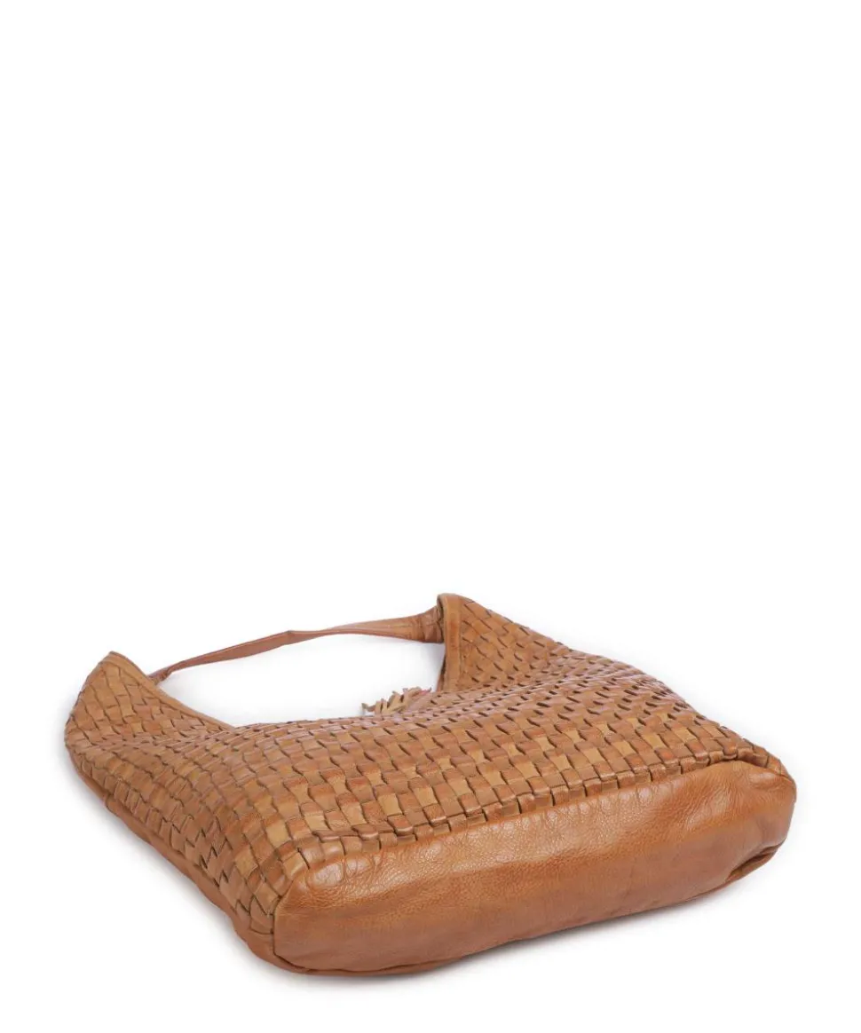 Venusweg 2 Schultertasche genarbtes Rindsleder braun