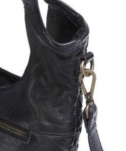 Venusweg 3 Shopper genarbtes Leder navy