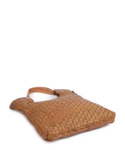 Venusweg 3 Shopper genarbtes Leder braun