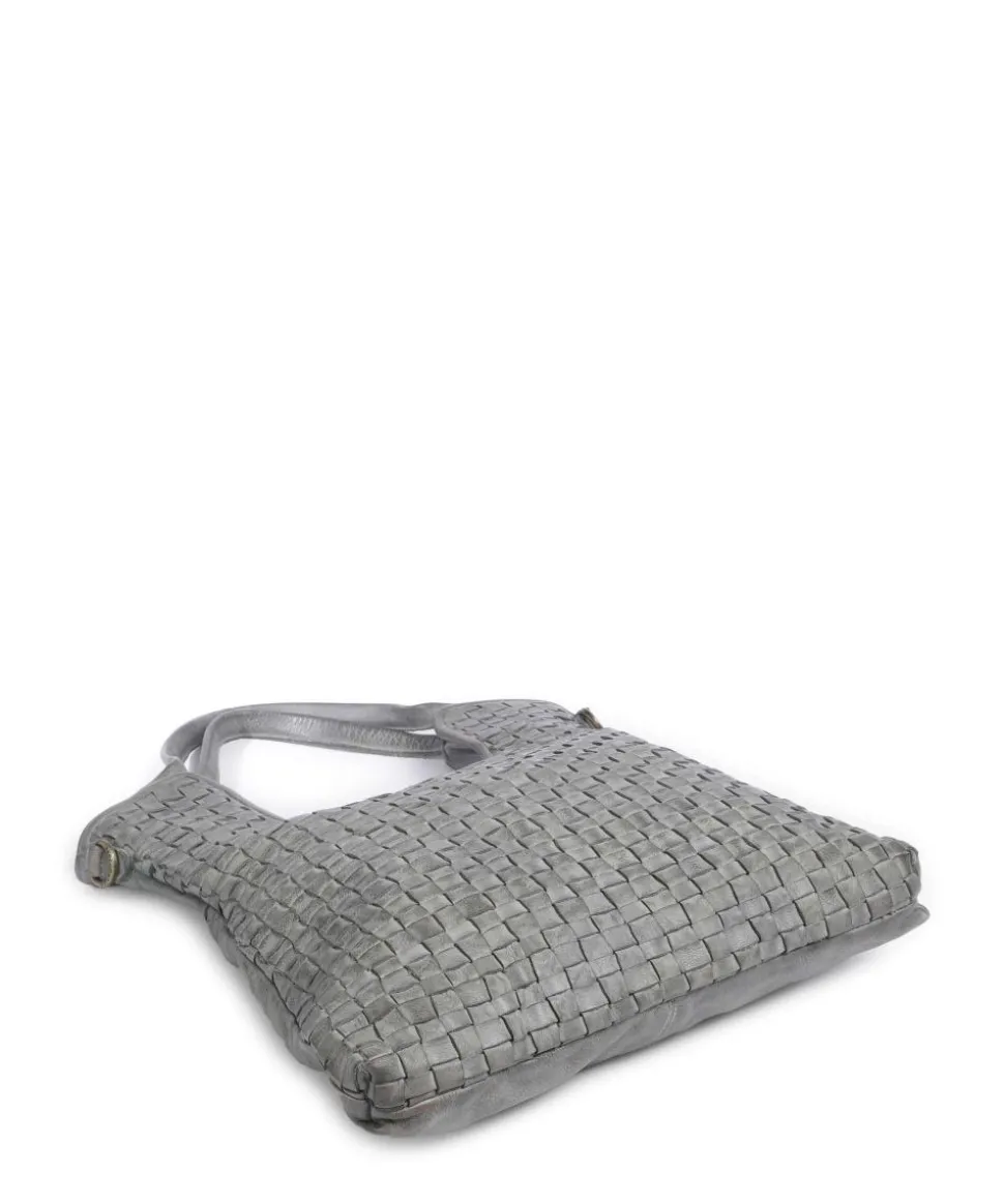 Venusweg 3 Shopper genarbtes Leder grau