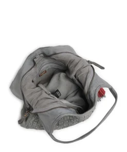 Venusweg 3 Shopper genarbtes Leder grau