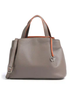 Verona Handtasche Nappaleder grau