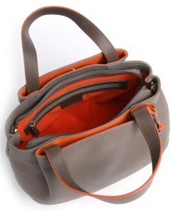 Verona Handtasche Nappaleder grau