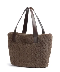 Verry L Shopper Kunstfell tabak